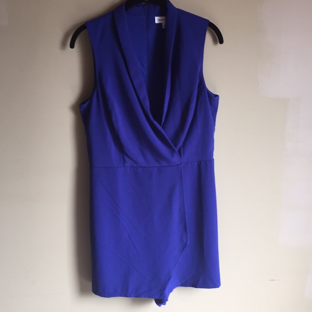 Emerald Sundae Blue Romper with Flap Front